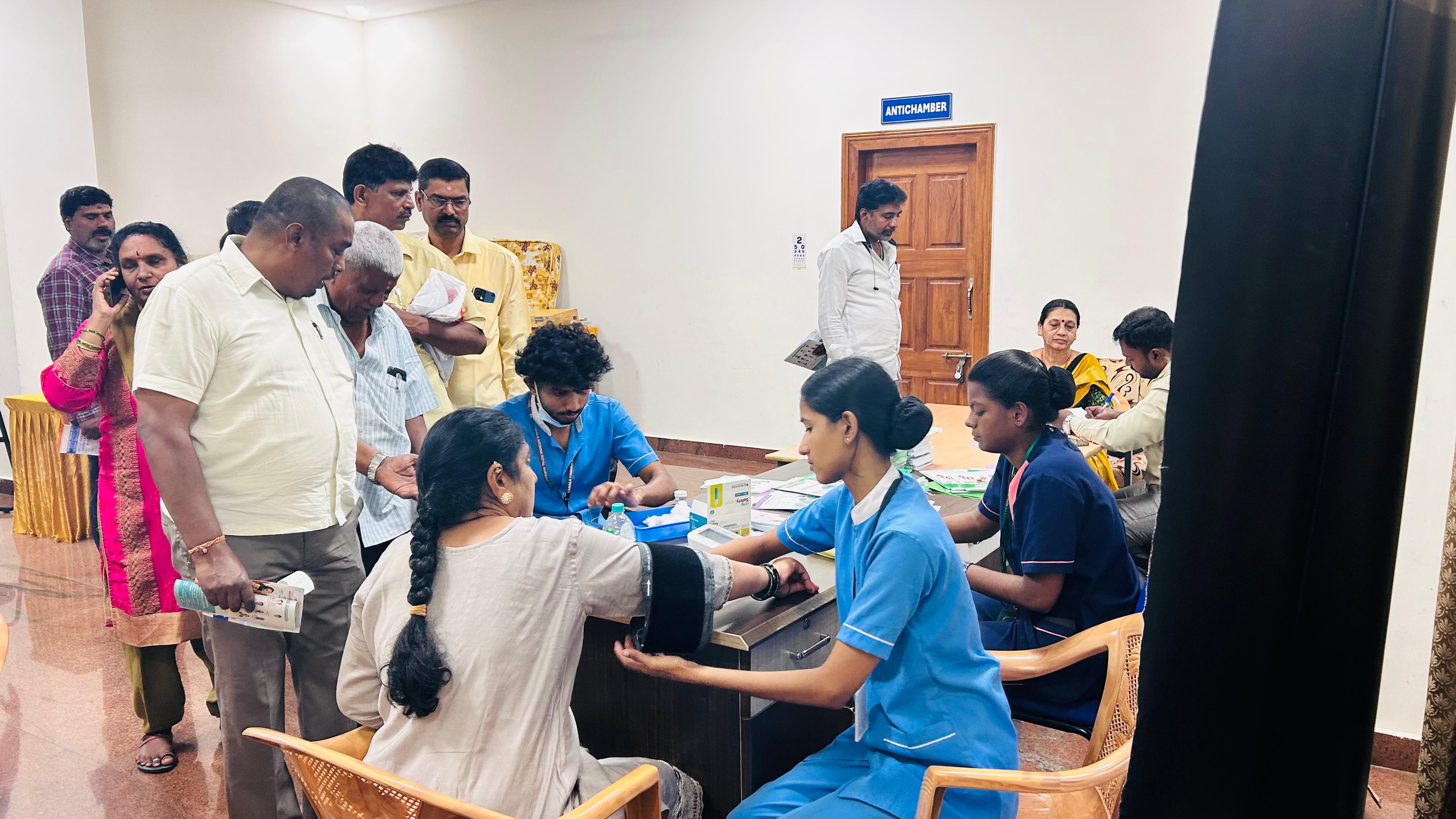 Free health check-up camp for members